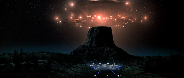 A scene from Close Encounters of the Third Kind