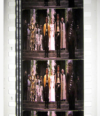 Film frame from Star Wars