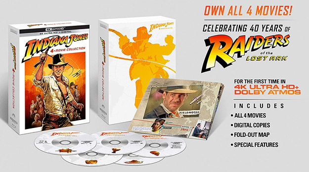 Indiana Jones: 4-Movie Collection (4K Ultra HD)