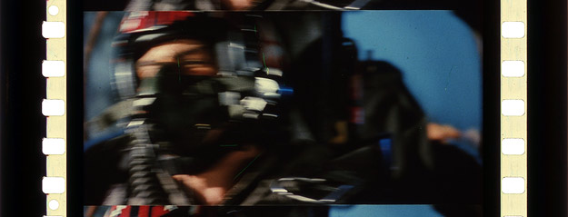 A 70mm film frame from Top Gun