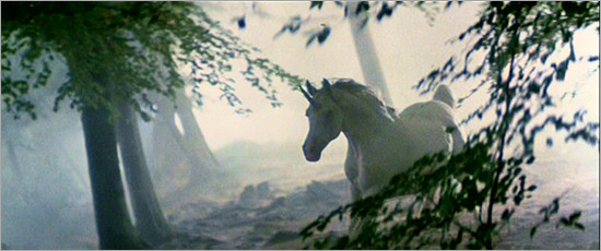 The reinstalled unicorn scene from the Director’s Cut.