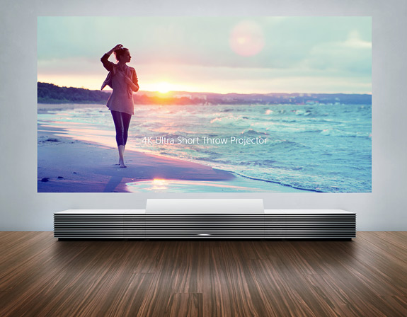 Sony's 4K Ultra Short Throw Projector