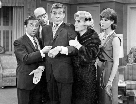The cast of The Dick Van Dyke Show