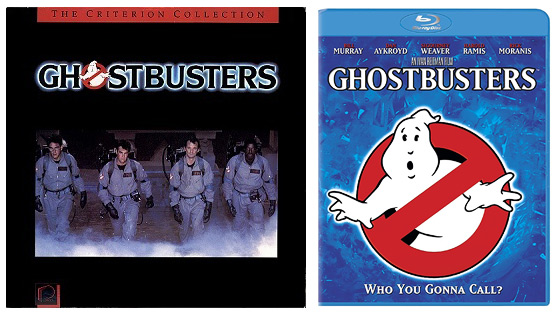 Ghostbusters LaserDisc and Blu-ray releases
