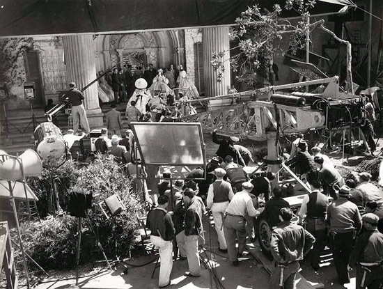 Filming Gone with the Wind