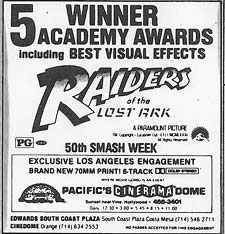 Raiders newspaper ad